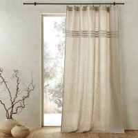 Штора Из льна Scala 140 x 220 см серый AM.PM  фото, kupilegko.ru